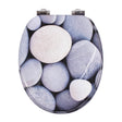 WC sedátko SCHÜTTE Stones Soft Close MDF