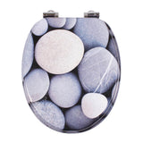 WC sedátko SCHÜTTE Stones Soft Close MDF