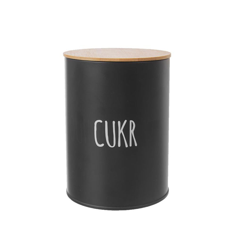 Dóza ORION Black Cukr 11cm