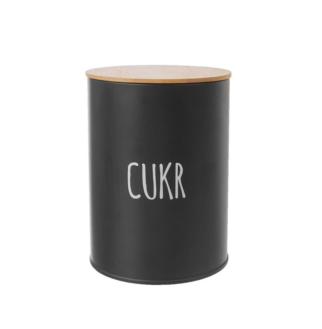 Dóza ORION Black Cukr 11cm