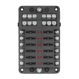 Pojistková skříňka FB-12 se zápornou lištou a LED