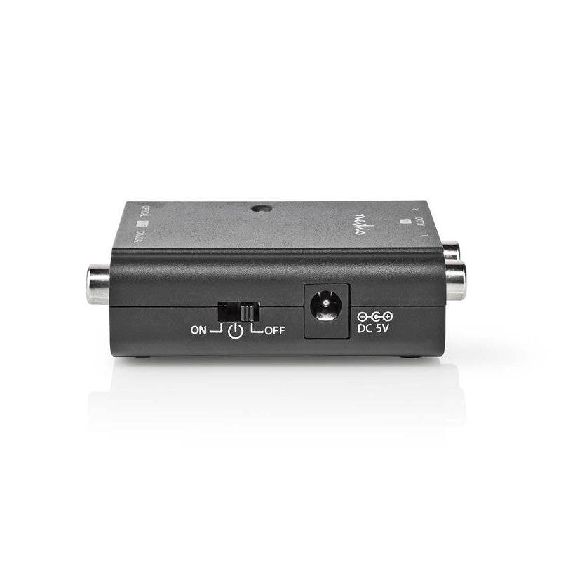 Převodník 2x Cinch/Toslink NEDIS ACON2508BK
