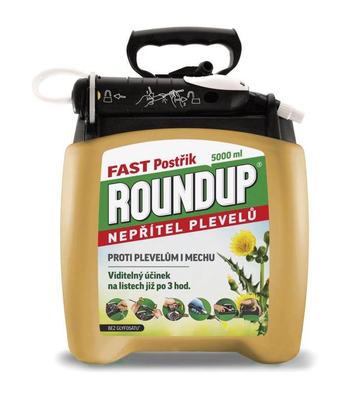 ROUNDUP Fast bez glyfosátu - rozprašovač EVERGREEN 5l