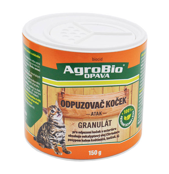 Odpuzovač koček AGROBIO Atak 150g