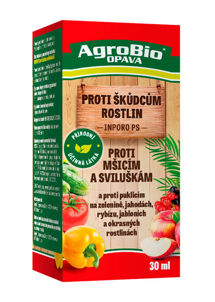 Přípravek proti mšicím a sviluškám AGROBIO Inporo 30ml