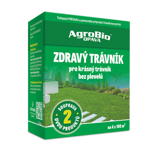 Přípravek k hubení dvouděložných plevelů AGROBIO Zdravý Trávník
