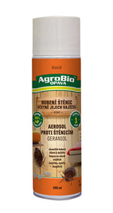 Sprej proti štěnicím AGROBIO Atak Geraniol 400ml