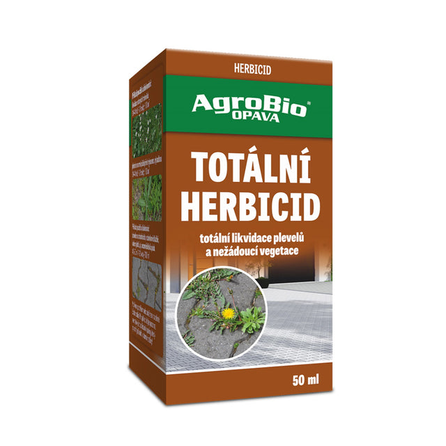 Přípravek k hubení jednoletých a víceletých plevelů AGROBIO 50ml