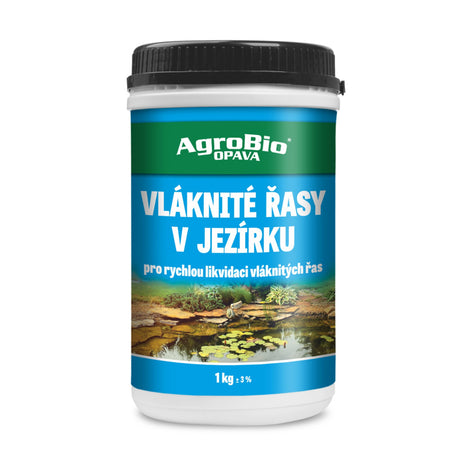 Přípravek pro likvidaci vláknitých řas v jezírku AGROBIO 1kg