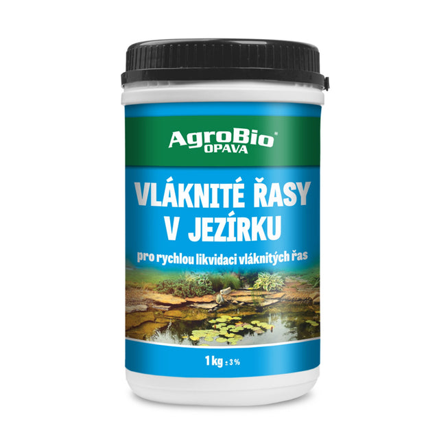 Přípravek pro likvidaci vláknitých řas v jezírku AGROBIO 1kg