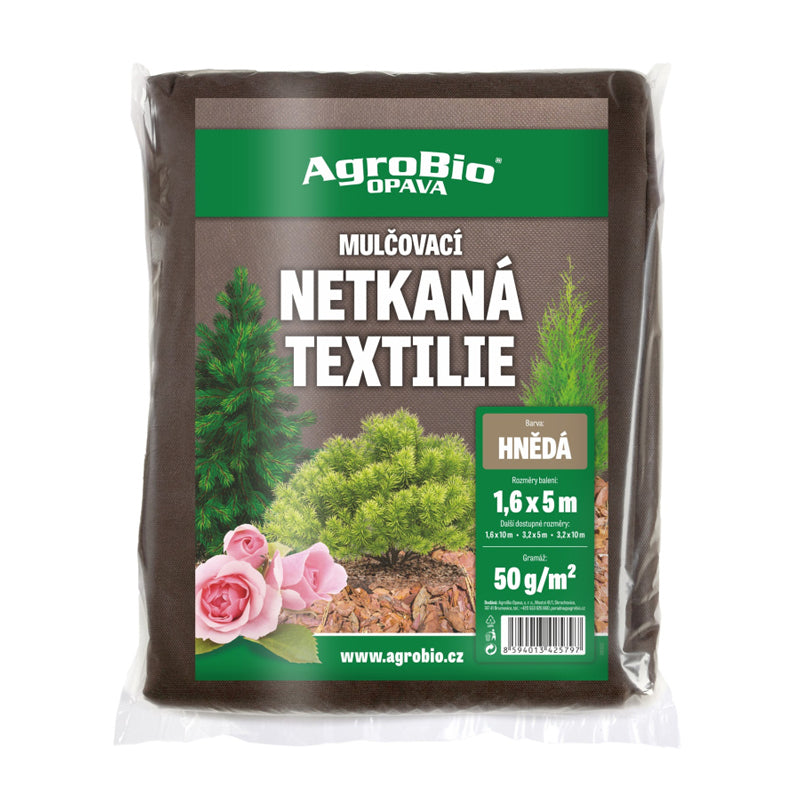 Netkaná textílie AGROBIO 1,6x5m hnědá