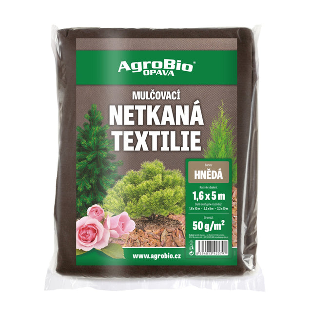 Netkaná textílie AGROBIO 1,6x5m hnědá