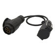 Kabel redukční 0,6m 13pólů zástrčka - 7pólů zásuvka COMPASS 07456