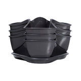 Květináč na bylinky COUBI HERBAL grafit 29,5x29,5x38cm