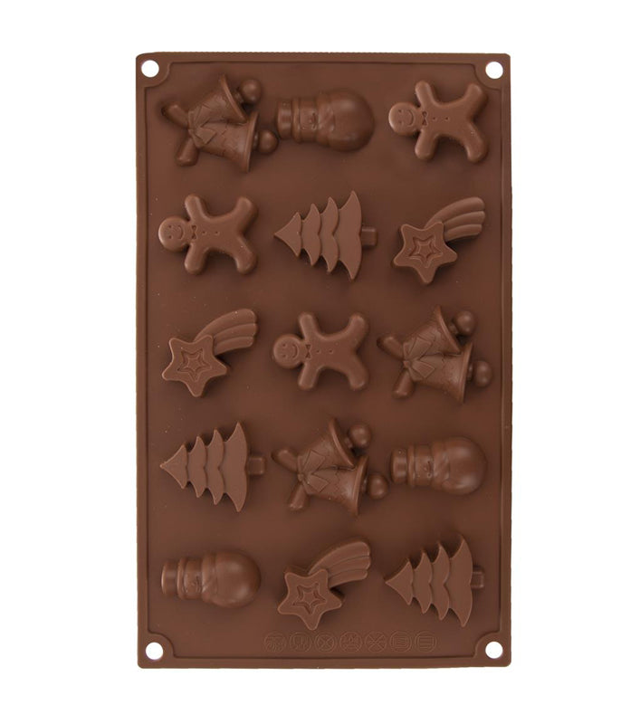 Forma na pečení vánočního cukroví ORION 29x17x1,5cm Brown