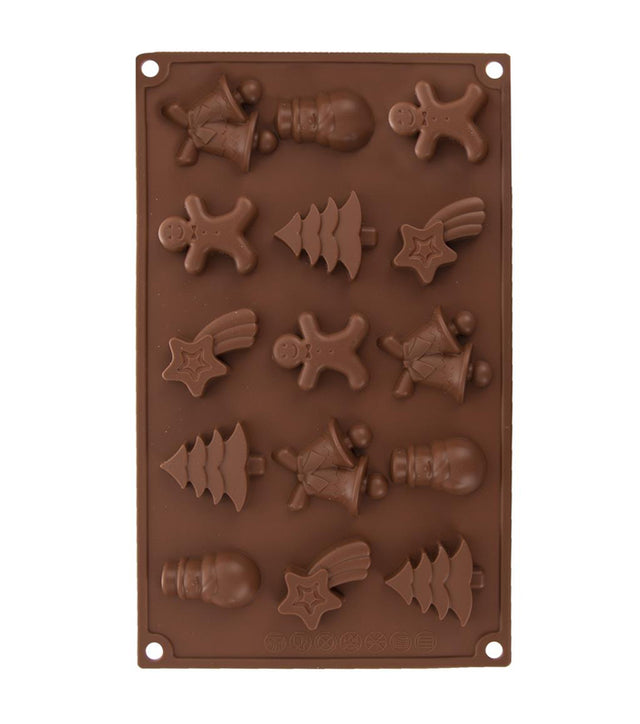 Forma na pečení vánočního cukroví ORION 29x17x1,5cm Brown