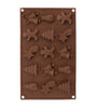 Forma na pečení vánočního cukroví ORION 29x17x1,5cm Brown