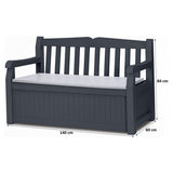 Lavice zahradní KETER Eden Garden Bench 265l Grey