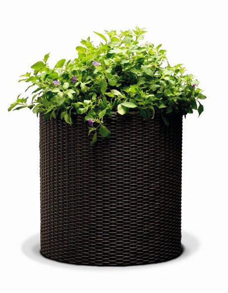 Květináč KETER Cylinder M Brown