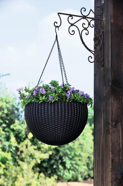 Květináč KETER Hanging Sphere Graphite