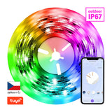 Smart LED pásek 12V IP67 24W RGB IMMAX NEO 07725L 5m WiFi Tuya