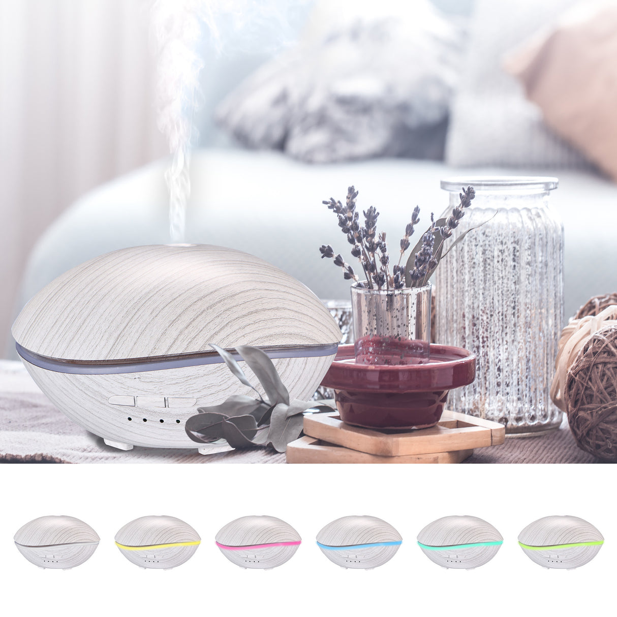 Aroma difuzér SIXTOL Stone White Wood
