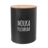 Dóza ORION Black Polohrubá Mouka 13cm