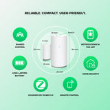 Smart detektor na dveře/okno NOUS E3 ZigBee Tuya