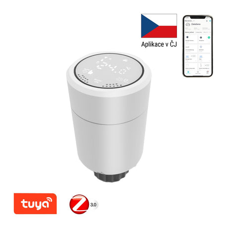 Smart termostatická hlavice IMMAX NEO 07732L ZigBee Tuya