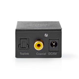 Převodník 2x Cinch/Toslink NEDIS ACON2510BK