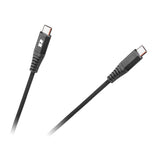 Kabel REBEL RB-6003-100-B  USB-C/USB-C 1m Black