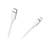 Kabel REBEL RB-6009-100-W USB-C/Lightning 1m White