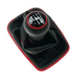 Řadící páka s manžetou VW Golf IV 1998 - 2005 5-stupňová převodovka červené prošití
