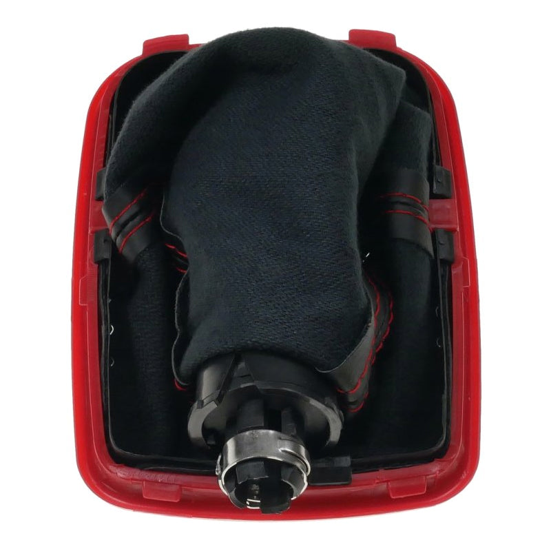 Řadící páka s manžetou VW Golf IV 1998 - 2005 5-stupňová převodovka červené prošití