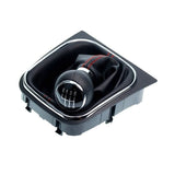 Řadící páka s manžetou VW Caddy 2004 - 2009 6-stupňová převodovka červené prošití