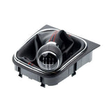Řadící páka s manžetou VW Caddy 2004 - 2009 5-stupňová převodovka červené prošití