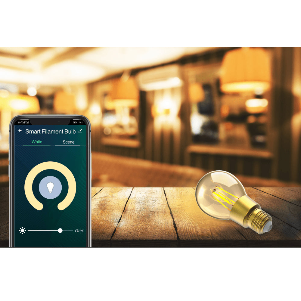 Smart LED žárovka E27 6W teplá bílá WOOX R9078 WiFi Tuya