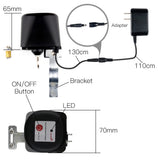 Smart motorizovaný zavírač ventilu MOES WV-LZ-BK Water Valve WiFi Tuya