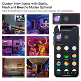 Smart LED pásek 12V 40LED/m IP65 24W RGB MOES LED Light Strip 5m WiFi Tuya