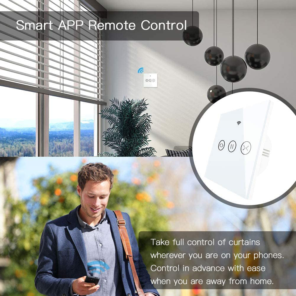 Smart ovladač žaluzií a rolet MOES Curtain Switch Module WiFi Tuya