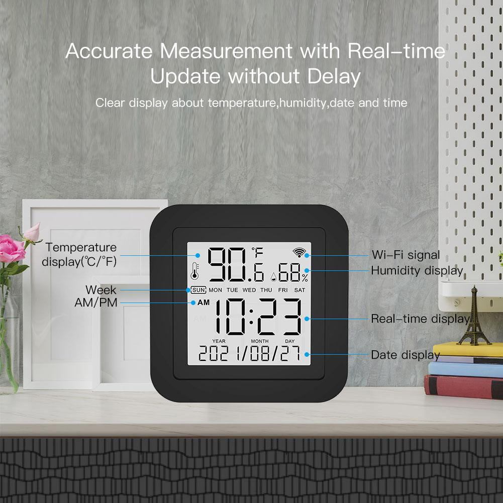 Smart teploměr s měřením vlhkosti MOES Temperature and Humidity Sensor WiFi Tuya