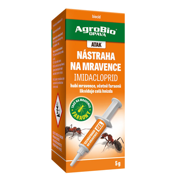 Nástraha na mravence AGROBIO Atak Imidacloprid 5g