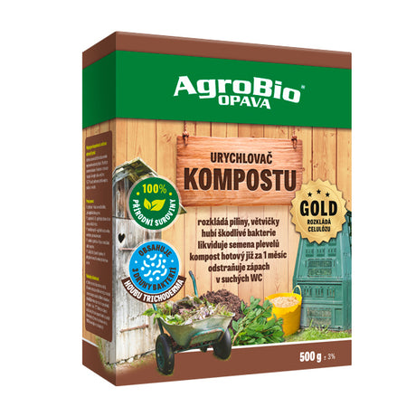 Urychlovač kompostu AGROBIO Gold 500g
