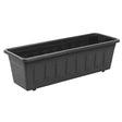 Truhlík GARDEN FLOR antracit 50cm