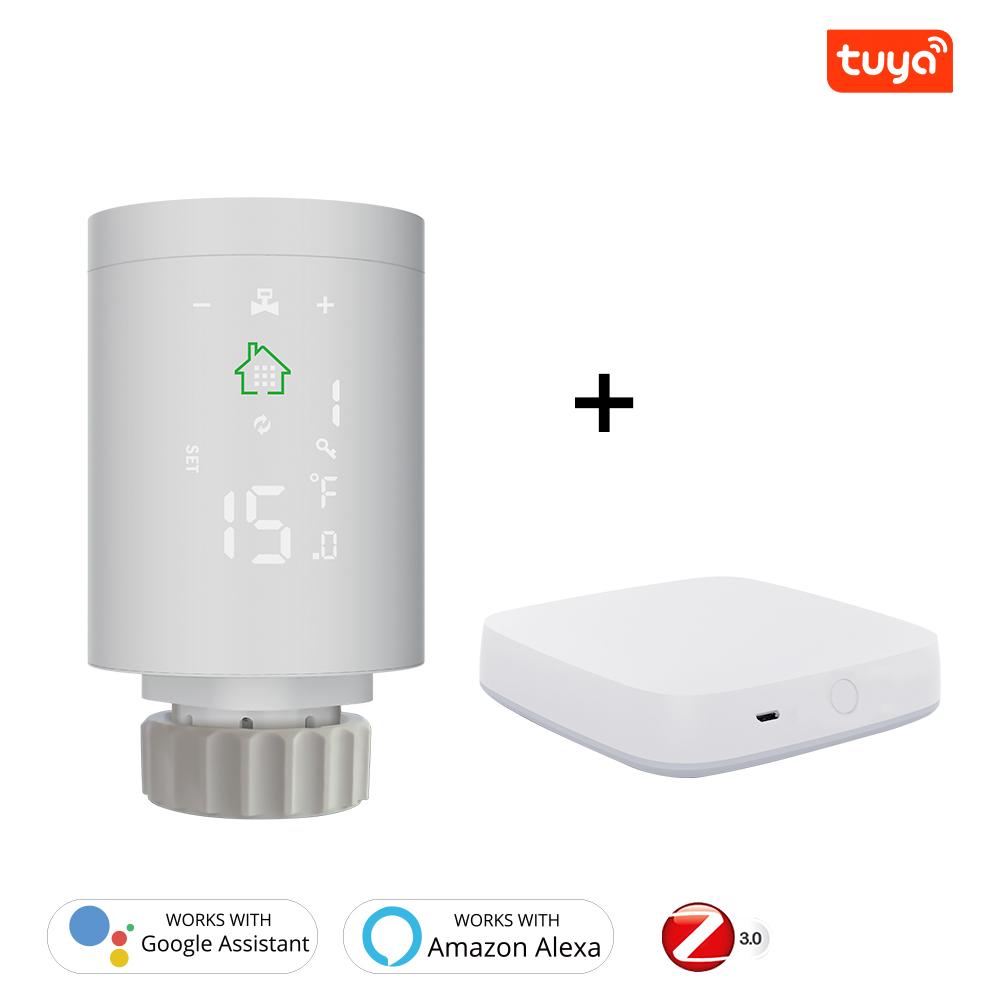 Smart termostatická hlavice MOES Thermostatic Radiator Valve TS0601 ZigBee Tuya