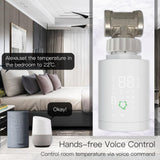 Smart termostatická hlavice MOES Thermostatic Radiator Valve TS0601 ZigBee Tuya