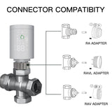 Smart termostatická hlavice MOES Thermostatic Radiator Valve TS0601 ZigBee Tuya