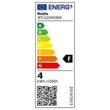 Smart LED pásek pro TV 5V 60LED/m IP20 4W RGB NEDIS BTLS20RGBW 2m Bluetooth Tuya