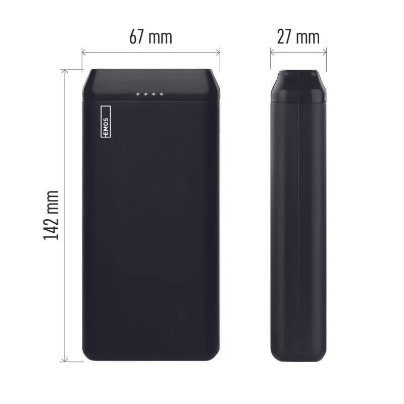 PowerBank EMOS Alpha2 20 20000mAh Black
