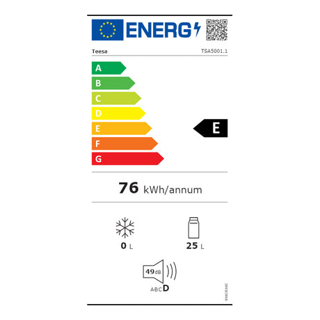 Autochladnička TEESA Easy Cool A25 25l